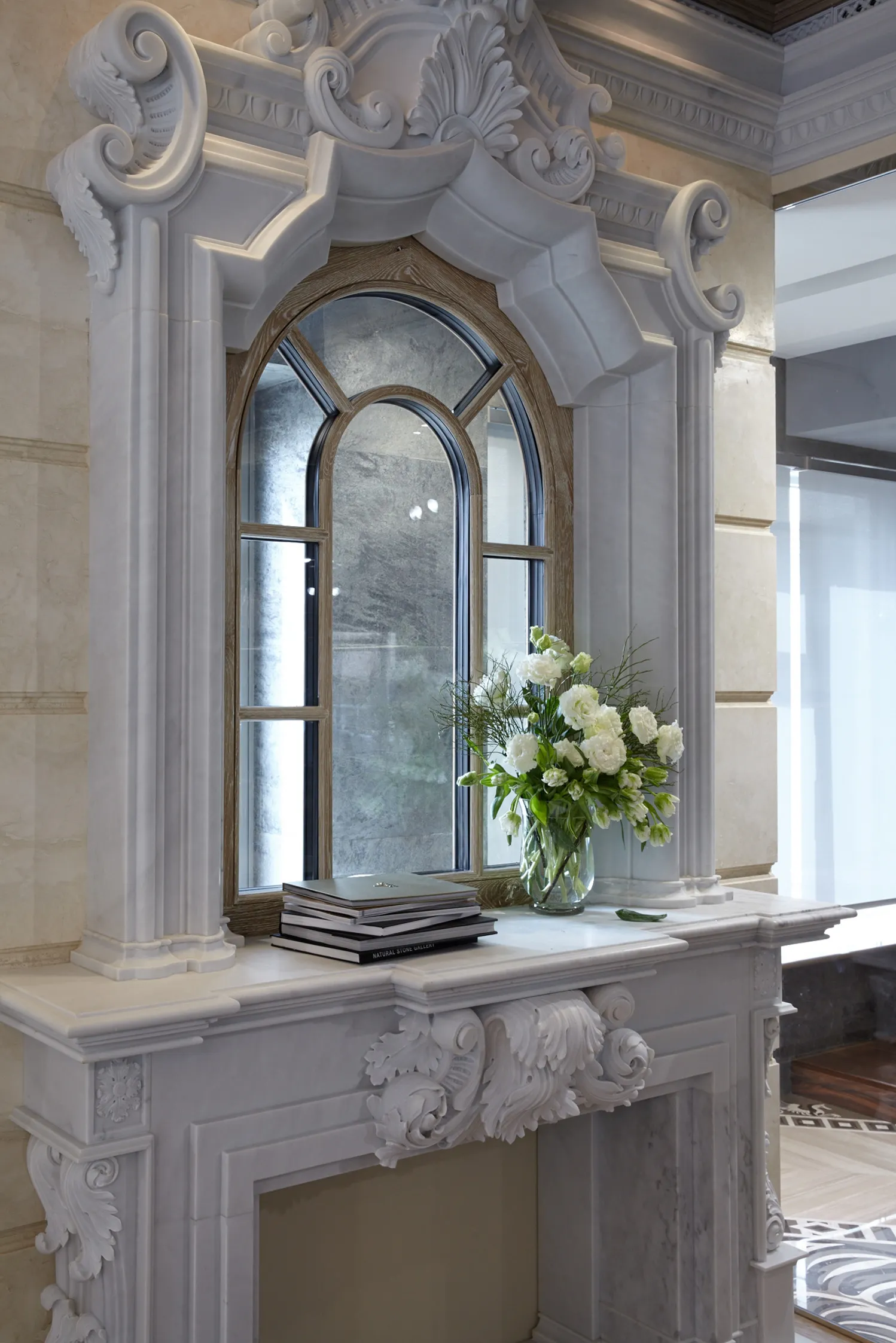 Камин в нашем офисе