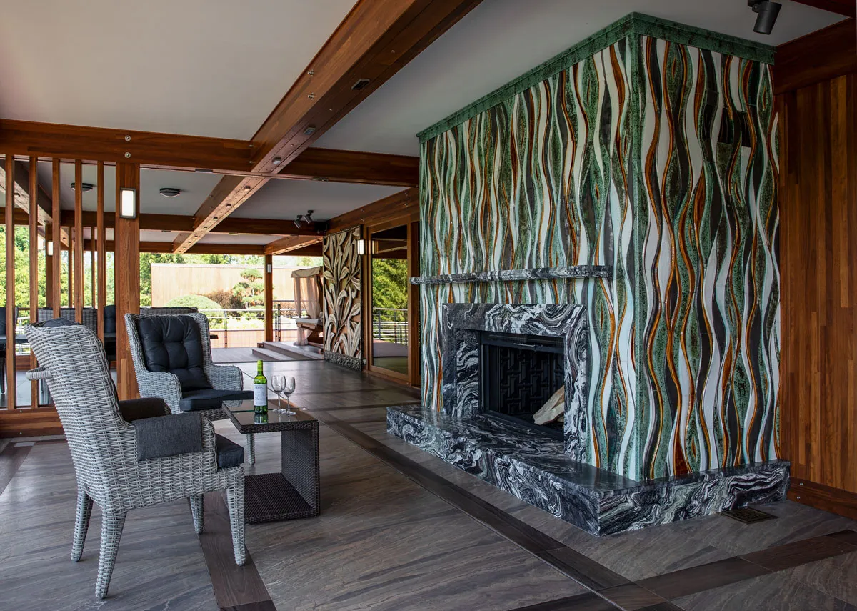 Керамика в экстерьере