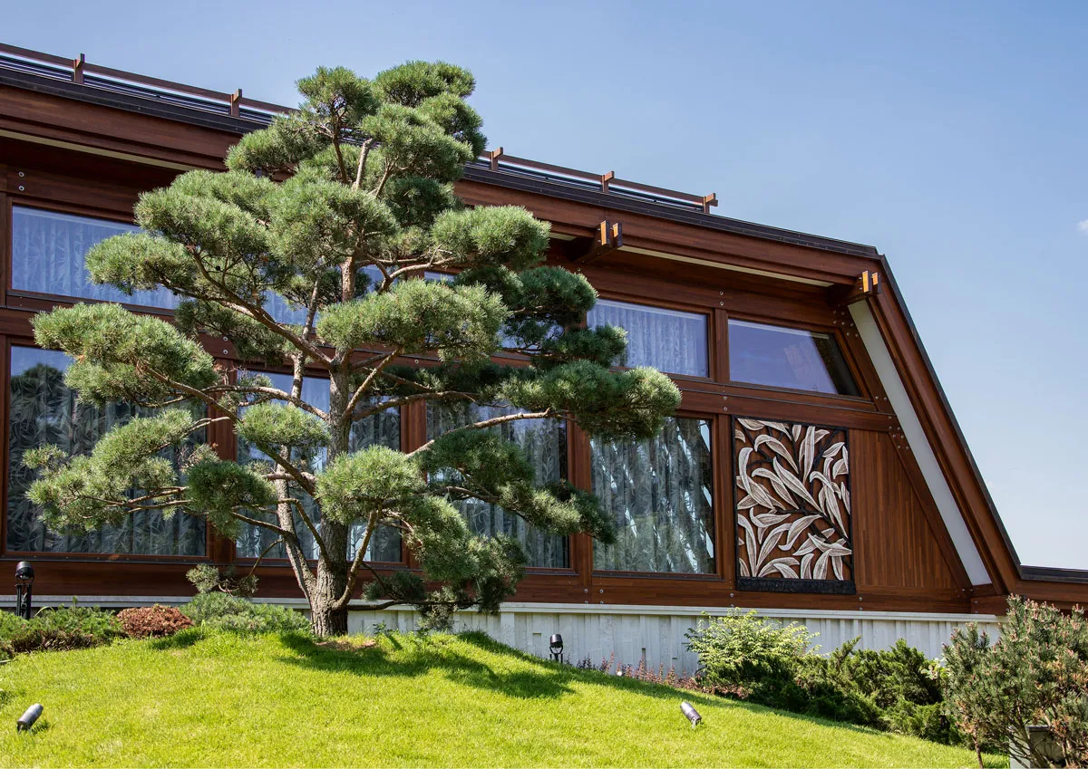 Керамика в экстерьере