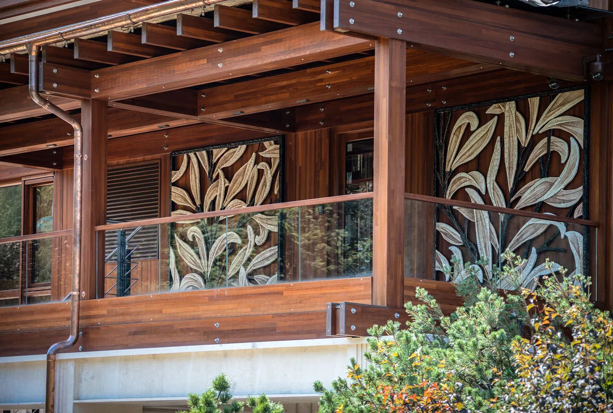 Керамика в экстерьере