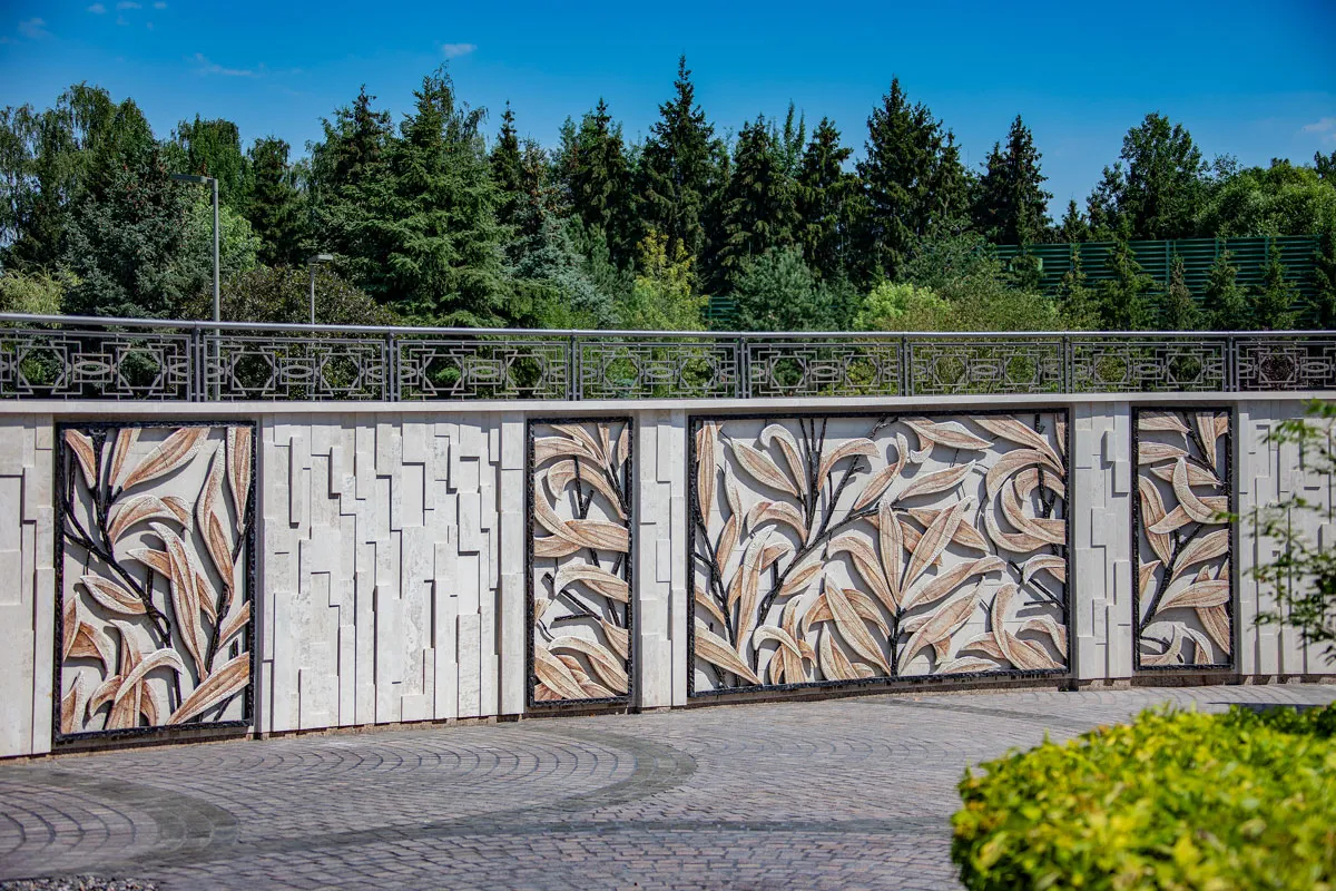 Керамика в экстерьере