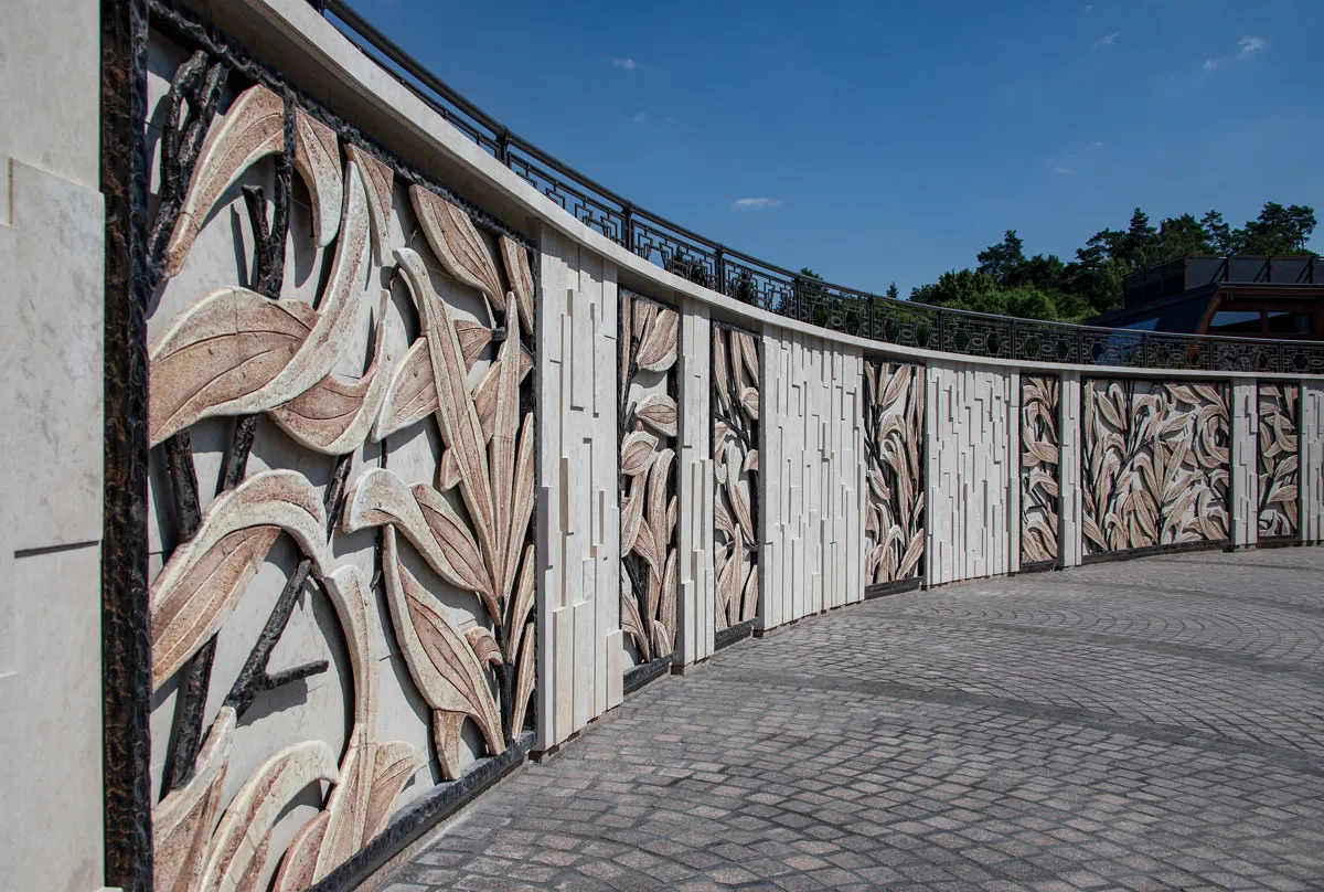 Керамика в экстерьере