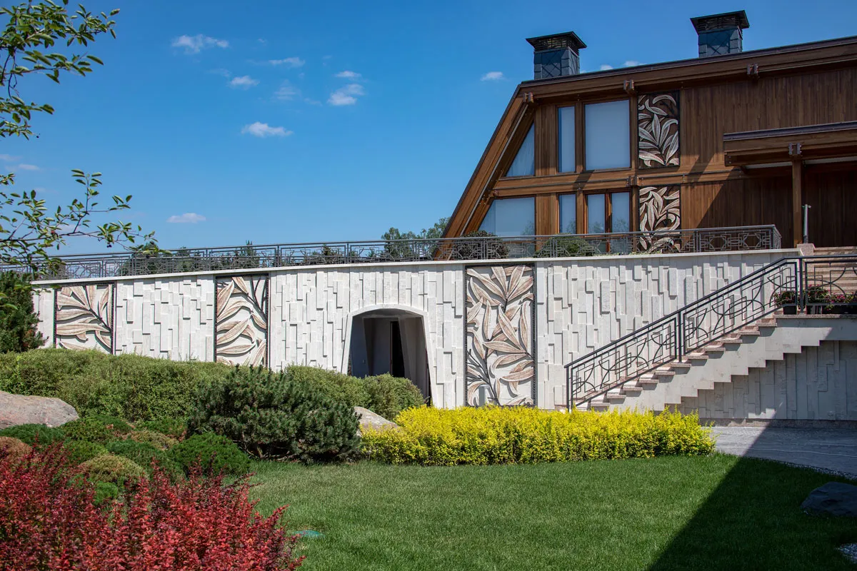 Керамика в экстерьере