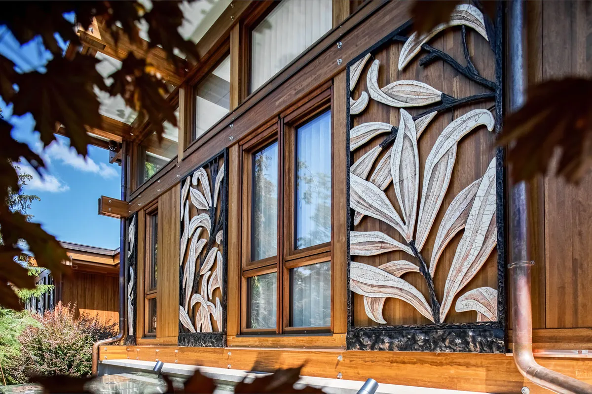 Керамика в экстерьере