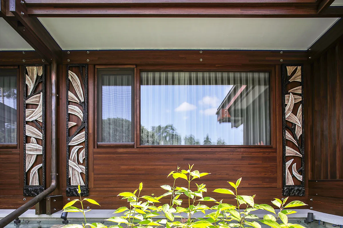 Керамика в экстерьере