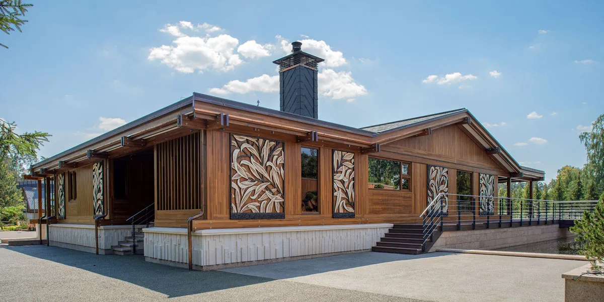 Керамика в экстерьере