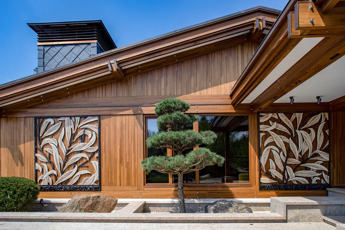 Керамика в экстерьере