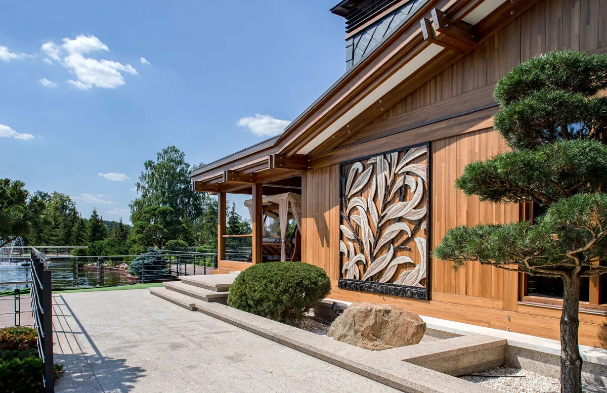 Керамика в экстерьере