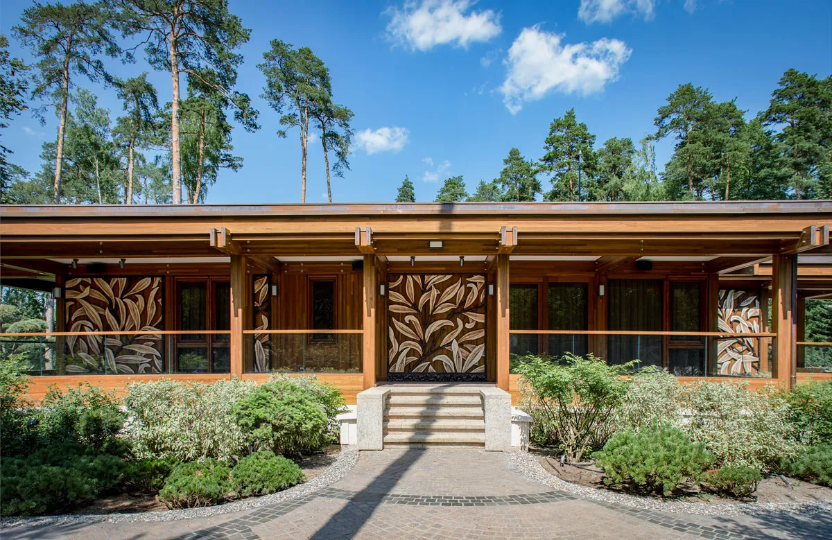 Керамика в экстерьере