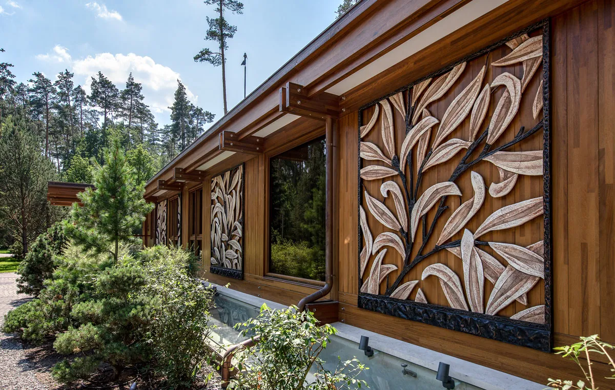 Керамика в экстерьере