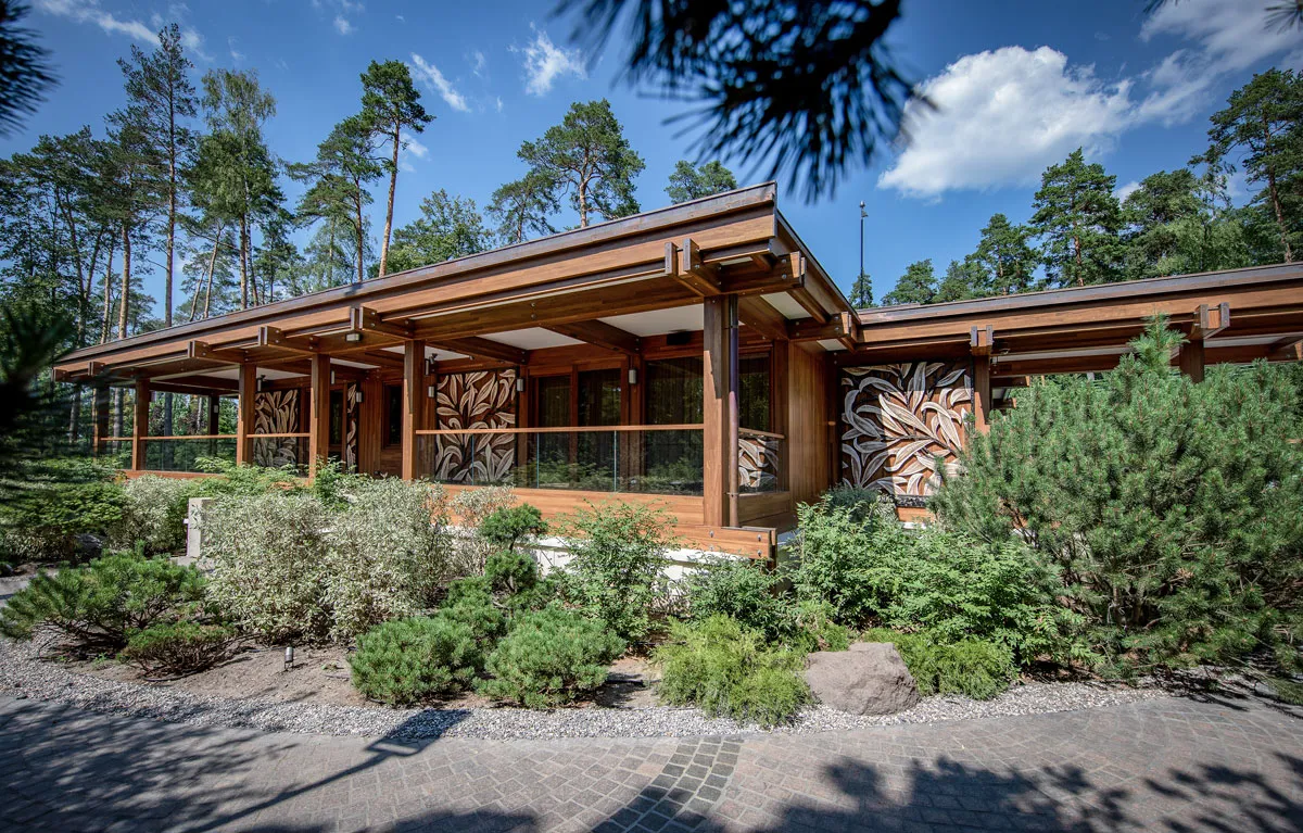 Керамика в экстерьере