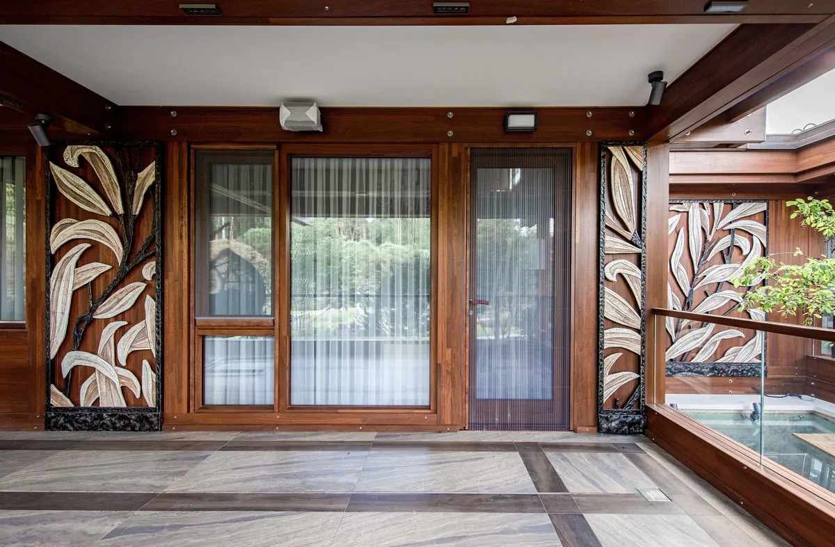 Керамика в экстерьере