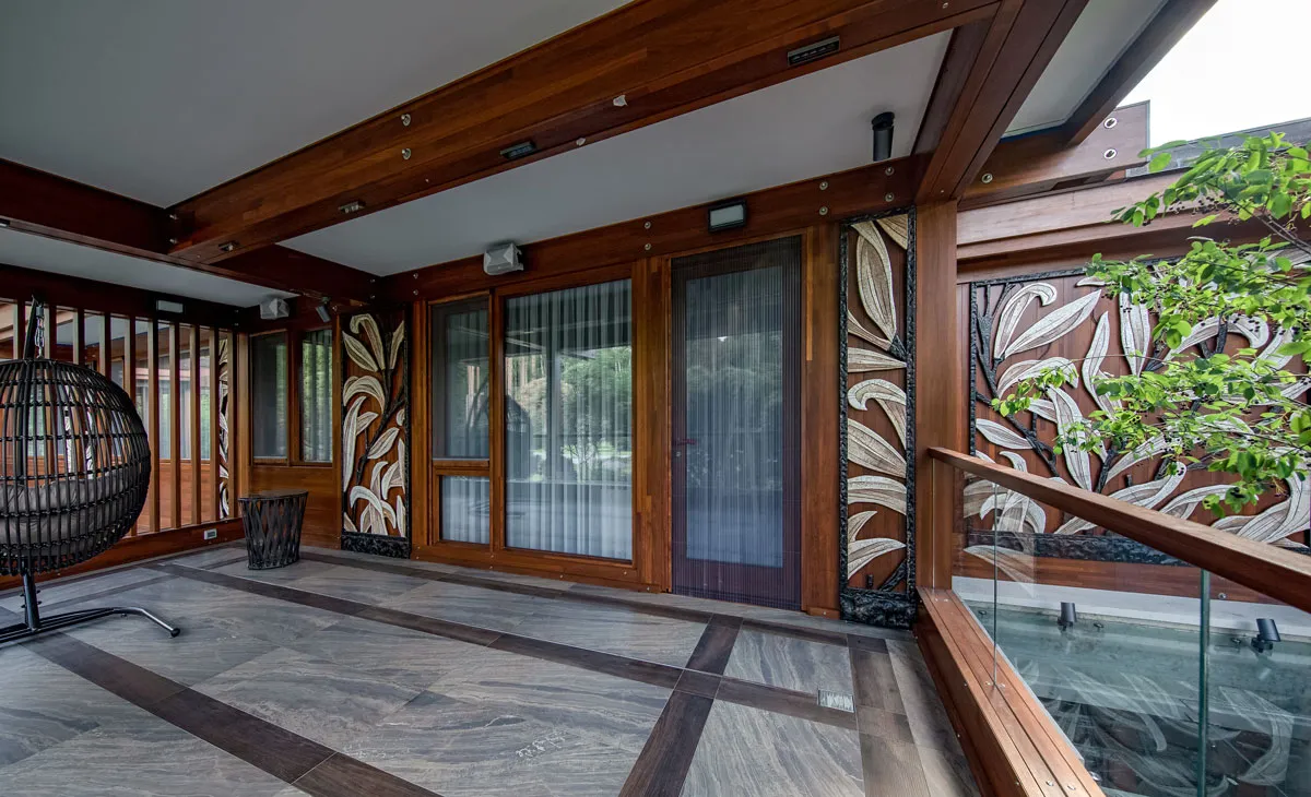 Керамика в экстерьере