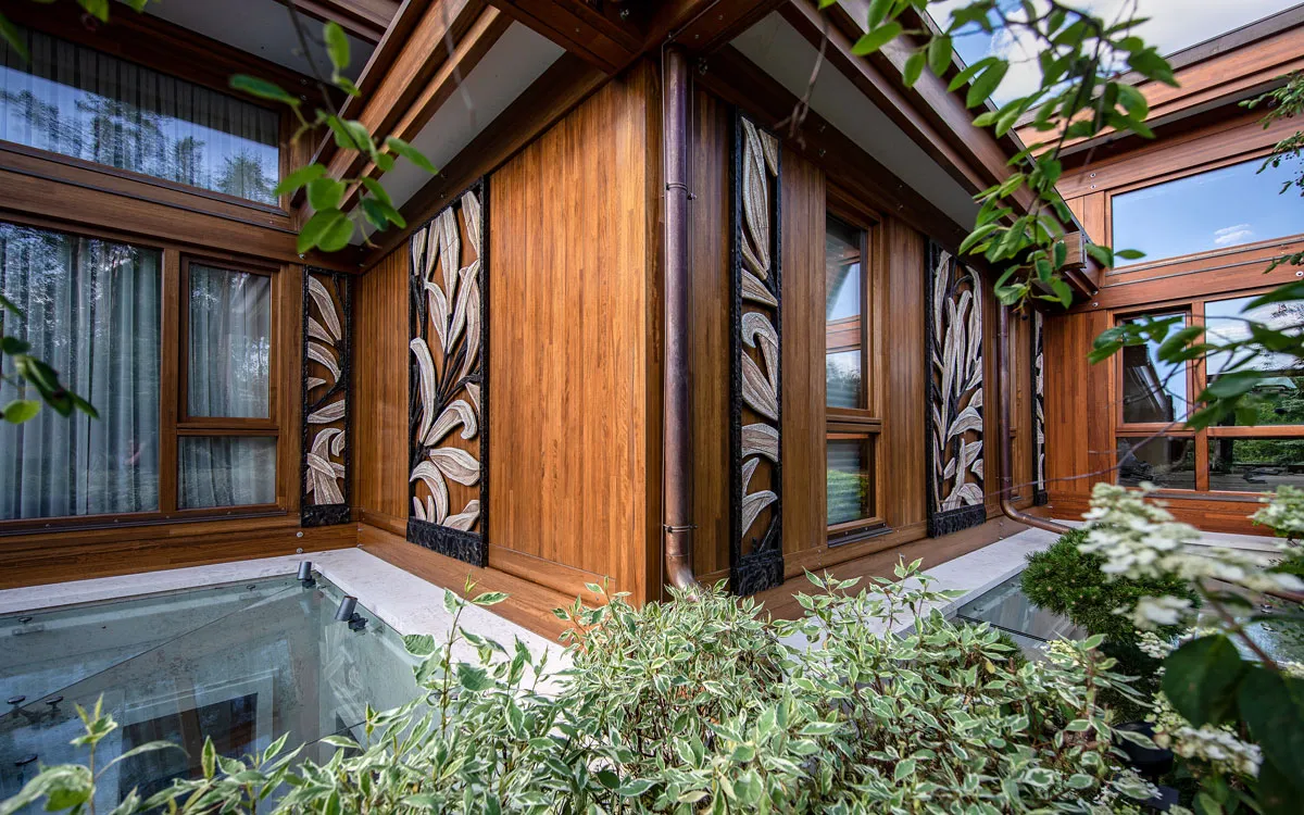 Керамика в экстерьере