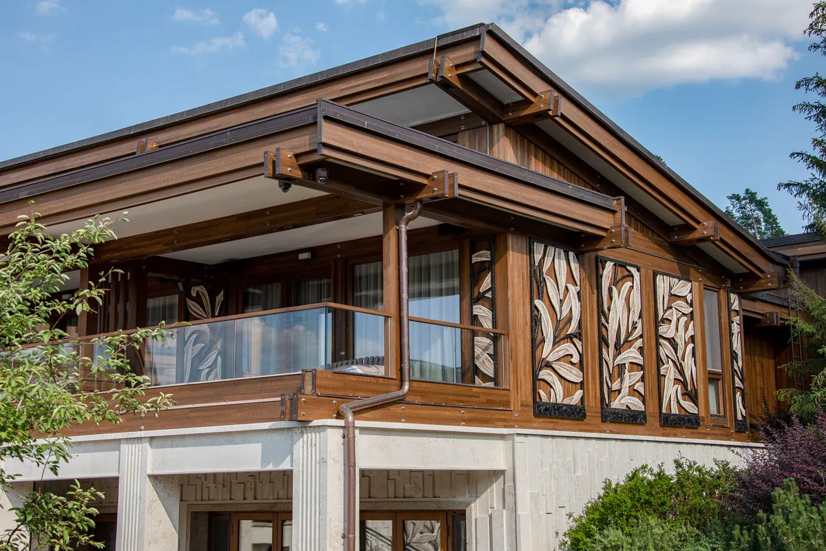 Керамика в экстерьере