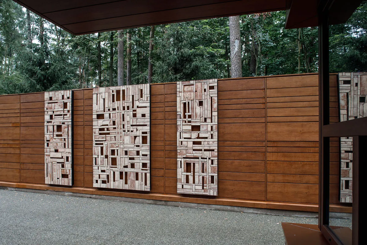 Керамика в экстерьере