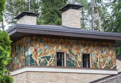 Керамика в экстерьере