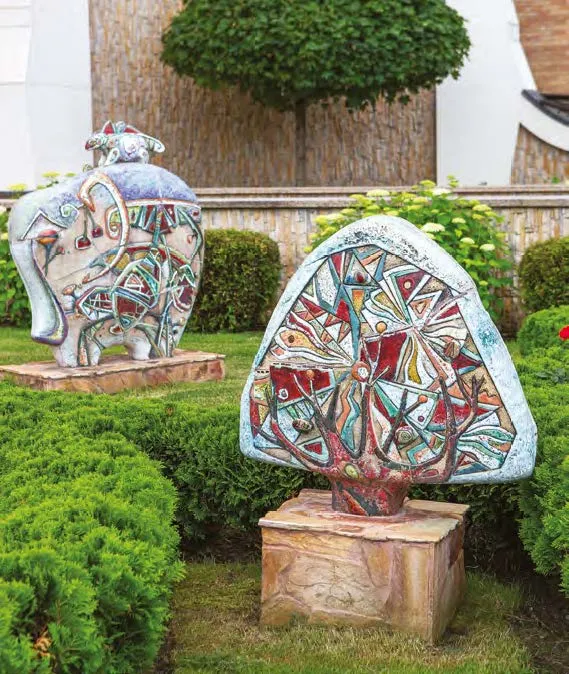 Керамика в экстерьере