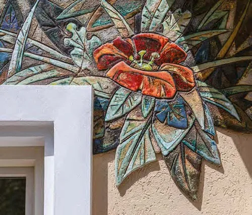 Керамика в экстерьере