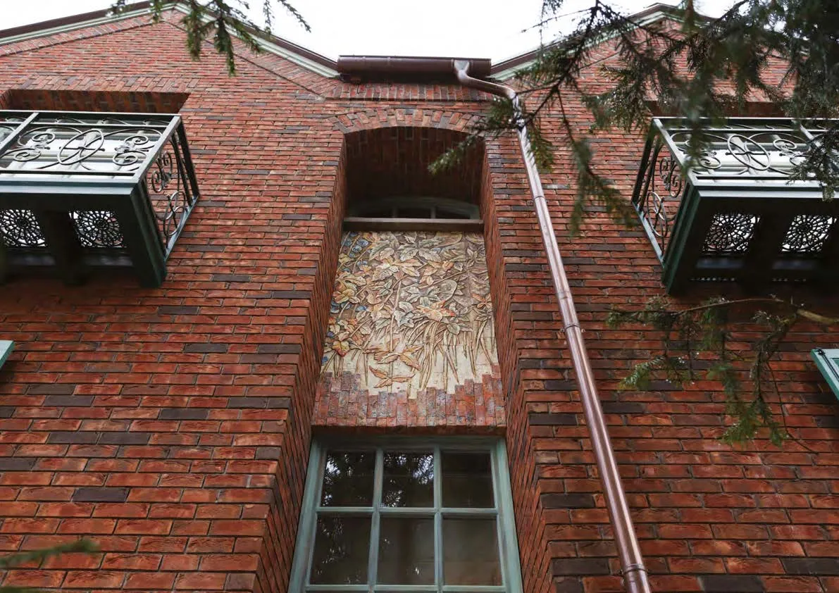 Керамика в экстерьере