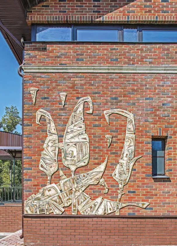 Керамика в экстерьере