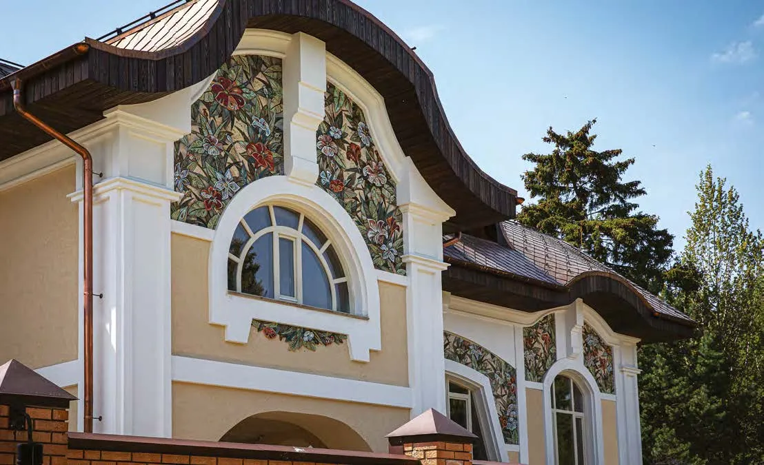 Керамика в экстерьере